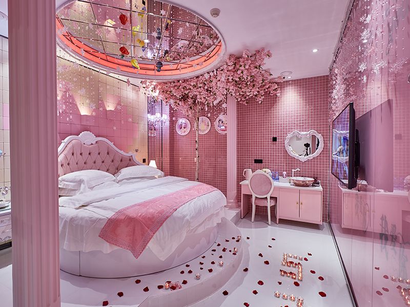 石家莊萬(wàn)愛(ài)情侶主題酒店設(shè)計(jì)效果圖欣賞