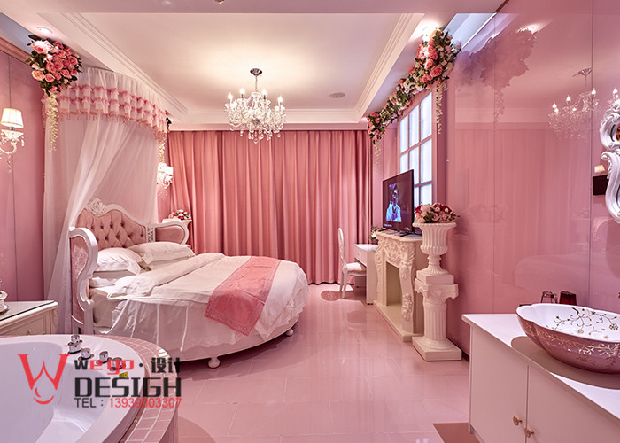 石家莊圓夢情侶主題酒店客房設(shè)計(jì)實(shí)景圖