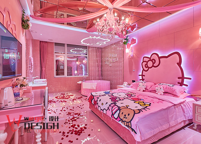 石家莊圓夢情侶主題酒店客房設(shè)計(jì)實(shí)景圖