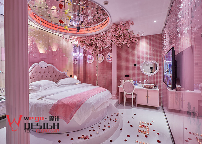 石家莊圓夢情侶主題酒店客房設(shè)計(jì)實(shí)景圖