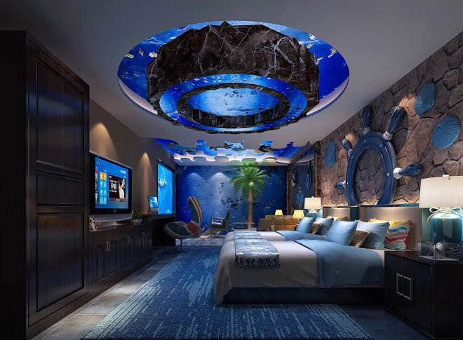 以愛(ài)之名   海洋主題情侶酒店客房設(shè)計(jì)方案合輯