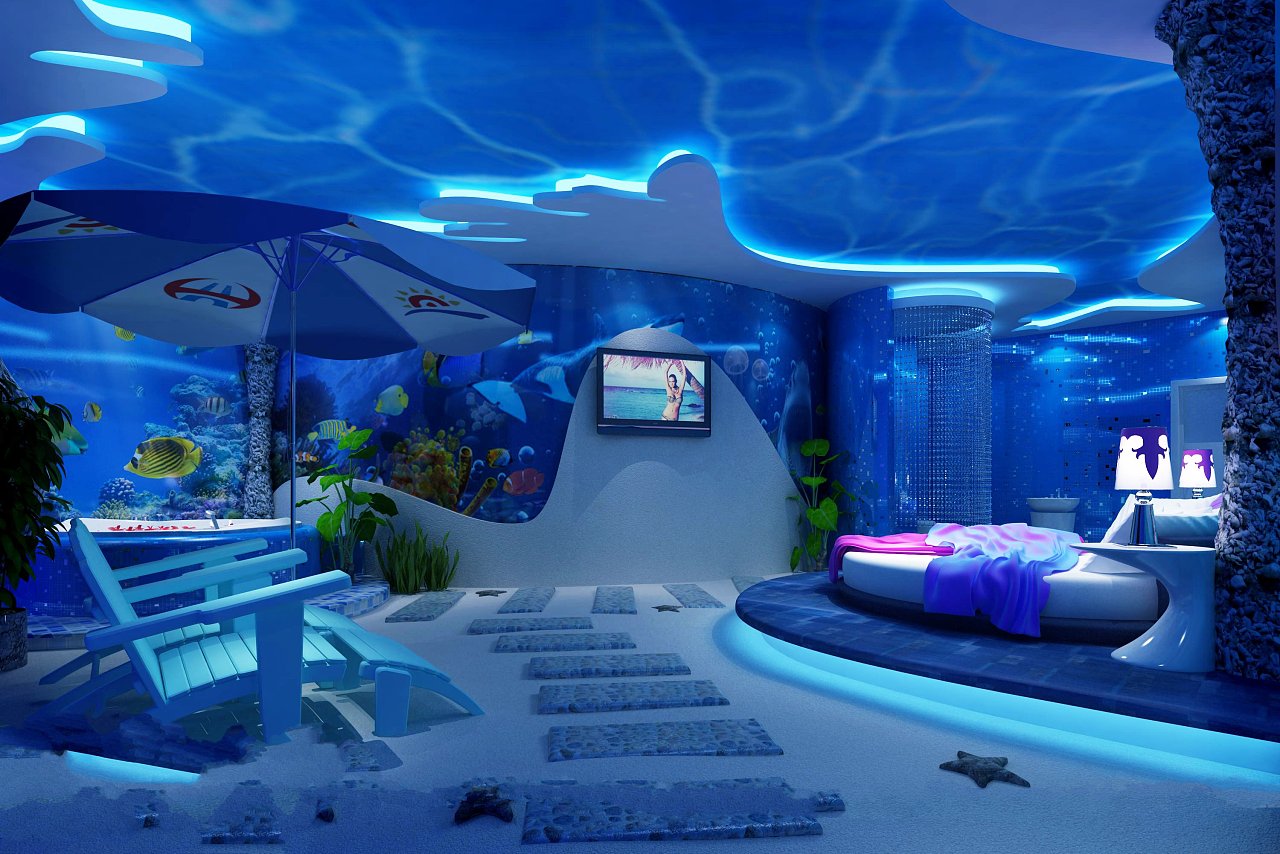 以愛(ài)之名   海洋主題情侶酒店客房設(shè)計(jì)方案合輯