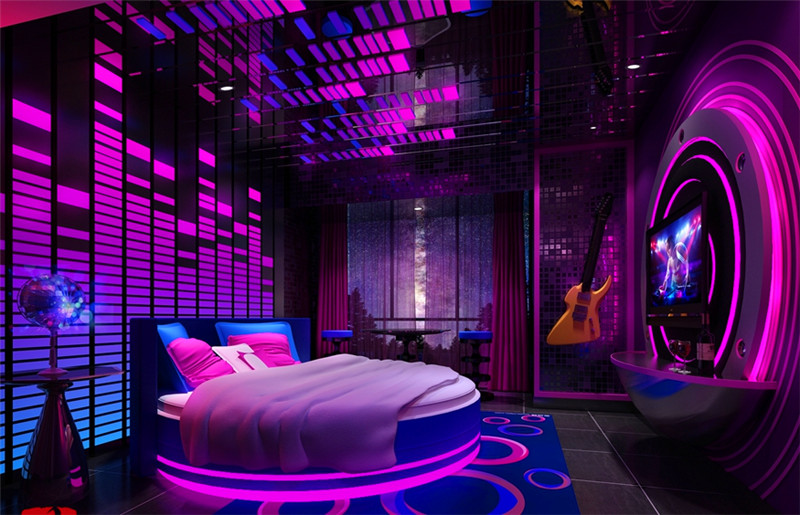 洛陽主題酒店設(shè)計公司(WEGO設(shè)計)推薦主題客房設(shè)計效果圖