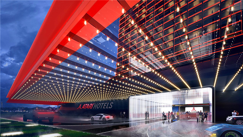 雅達(dá)利游戲主題酒店設(shè)計