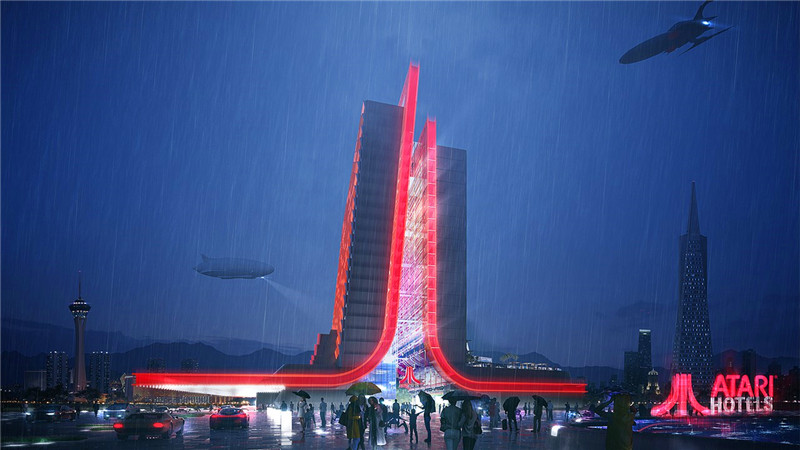 雅達(dá)利游戲主題酒店設(shè)計