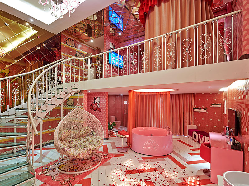 鄭州萬愛情侶主題酒店設計